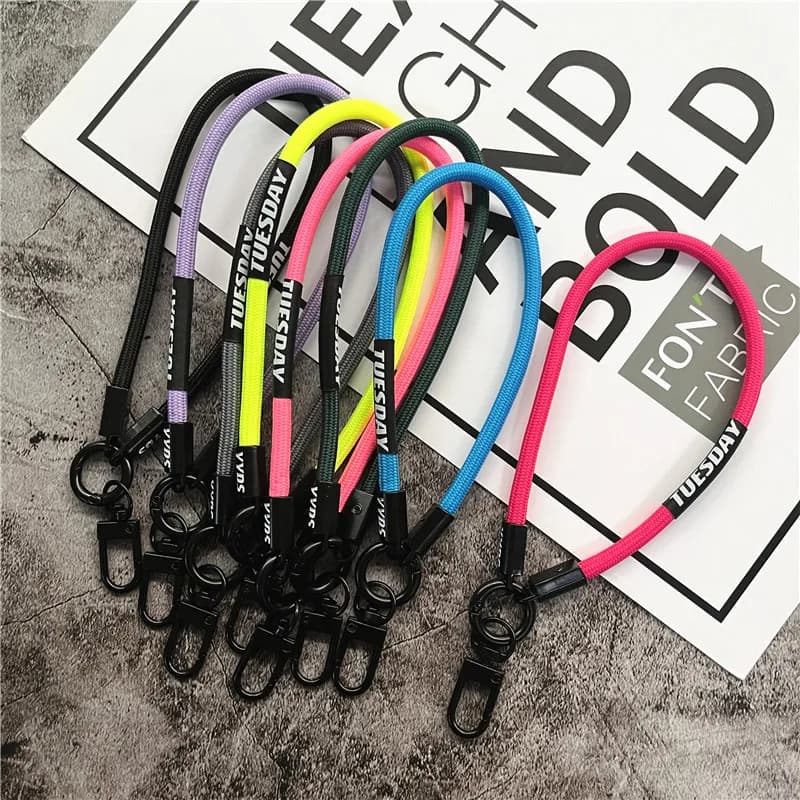 حزام مفتاح معدني حبل سلسلة مفاتيح قابلة للفصل إكسسوارات مفاتيح الدراجات النارية شريط معصم سلسلة مفاتيح هدايا فاخرة للزوجين - 3