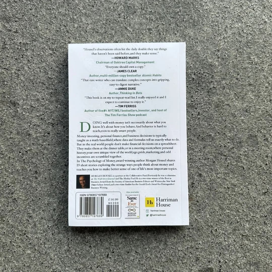 -The Psychology of Money Books for Adults, Timeless Lessons on Wealth, Greed Happiness Business Books.. - 5