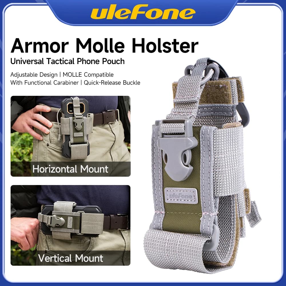 جراب Ulefone Armor Molle لـ Armor X31 series وArmor 30 Pro وArmor 28 Ultra وArmor 27 series جراب تكتيكي عالمي للهاتف