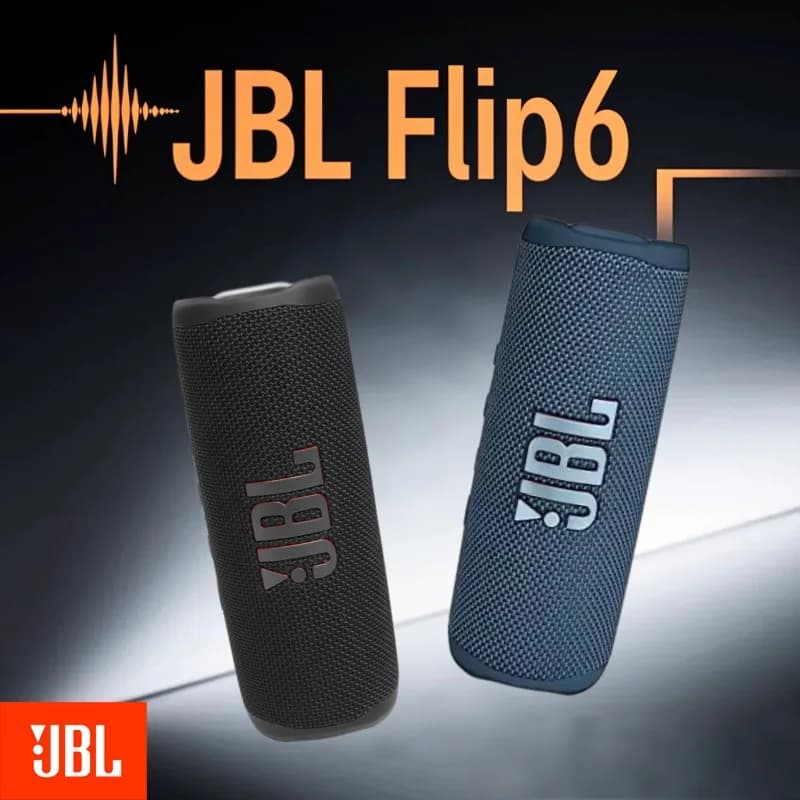 سماعة JBL Flip 6 بلوتوث لاسلكية صغيرة مقاومة للماء IPX7 محمولة بجهير عميق ستيريو خارجية للموسيقى والسفر والحفلات - 3