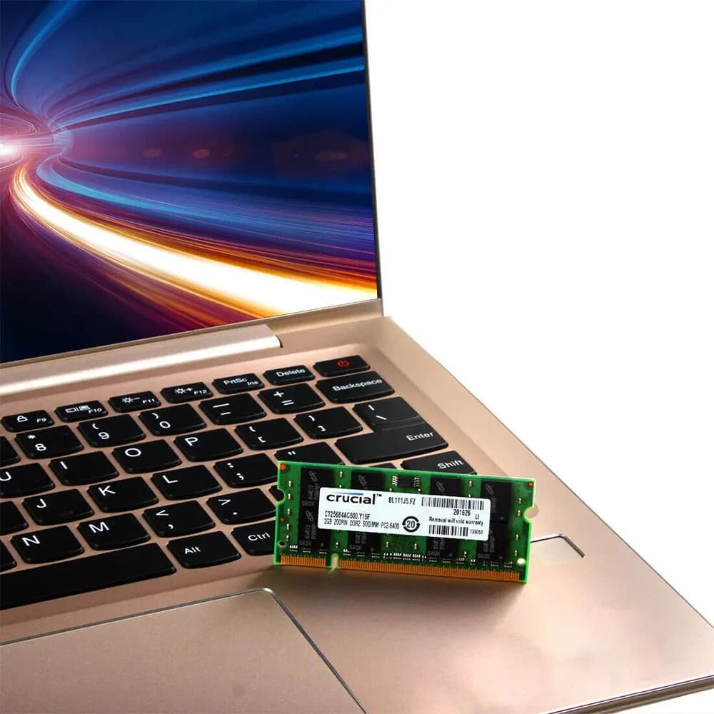 ذاكرة رام لابتوب كروشيال DDR2 2 جيجابايت 4 جيجابايت (2x2 جيجابايت) 667 ميجاهرتز 800 ميجاهرتز SODIMM PC2-5300 PC2-6400 غير ECC غير مخزنة للكمبيوتر المحمول - 5