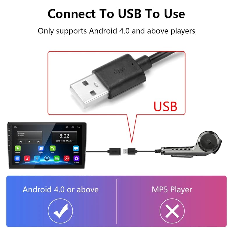 Develuck ADAS USB DVR Camera For Car DVD Android Player Dash Cam Full HD Navigation Head Unit Auto Audio Voice Alarm G-Shock - 5