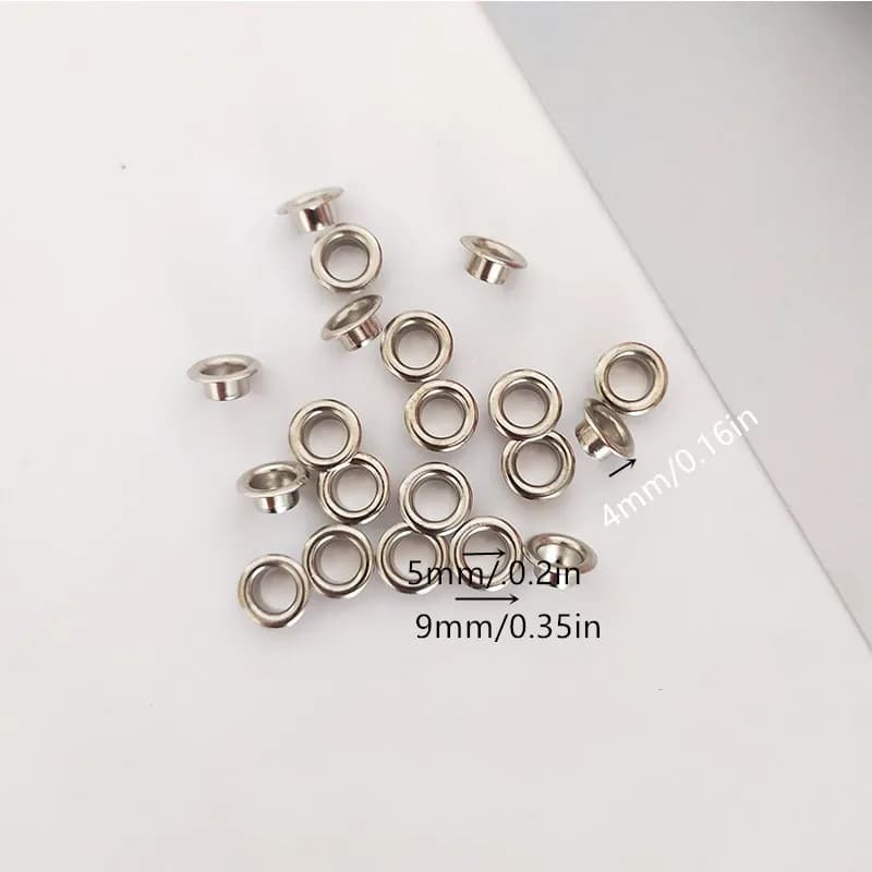 Candle Wax Buttonhole Kit 5mm/0.2in Durable Metal Candle Eyelet Grommets DIY Scented Candle Tablets Making Tool Accessories - 6