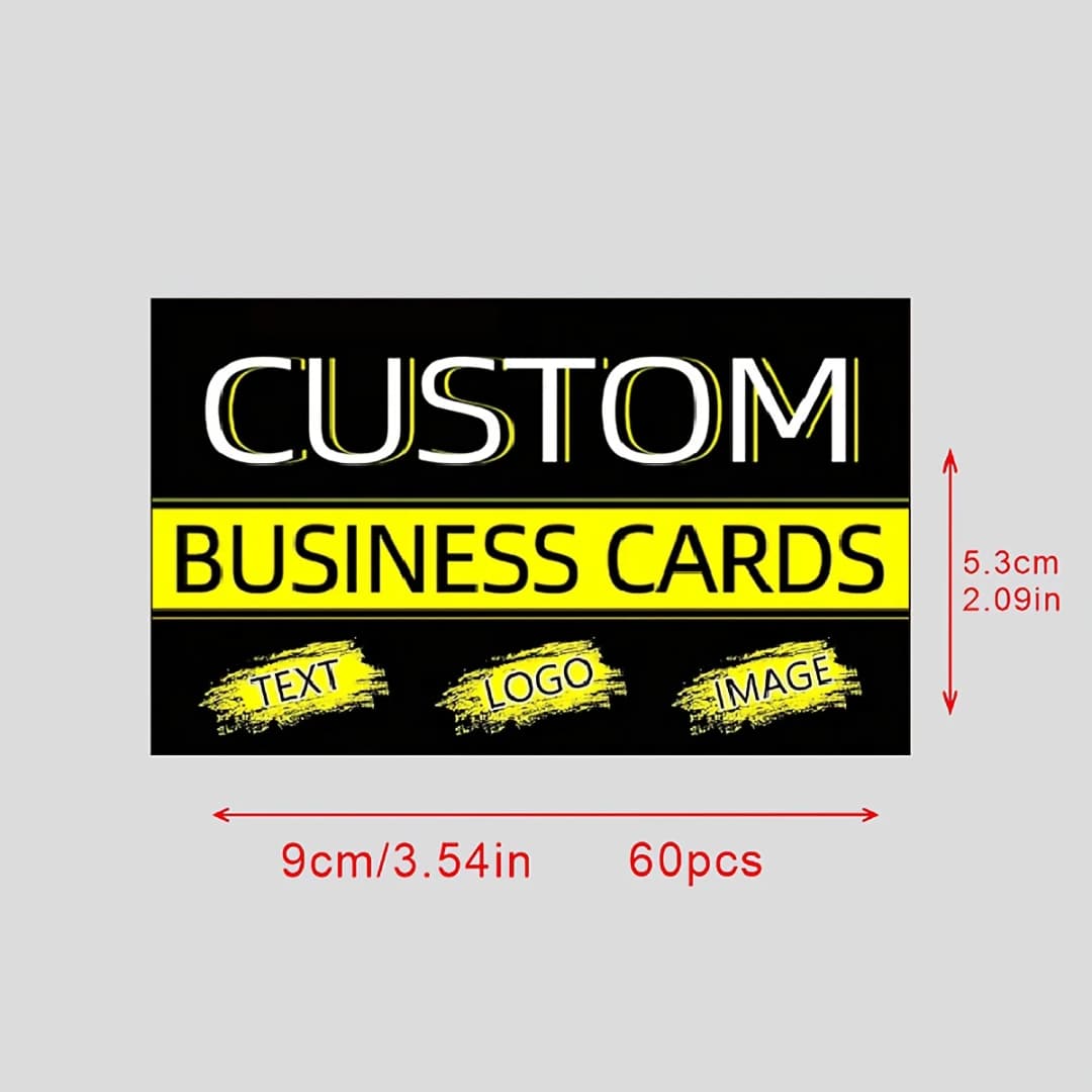 Customized business cards - Adopting the advanced matte finish, and customized thank-you cards are provided. - 5