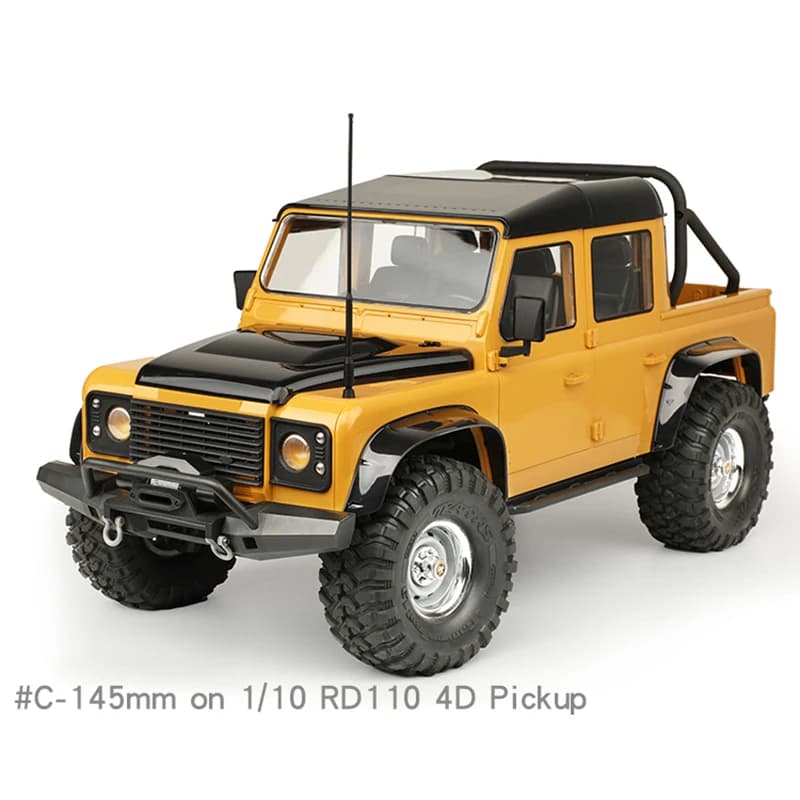 1PCS Black Antenna Signal Line Decorative for 1/18 1/10 1/12 RC Crawler TRX4 Defender AXIAL SCX10 RC4WD RTG KMUpgrade Parts - 6