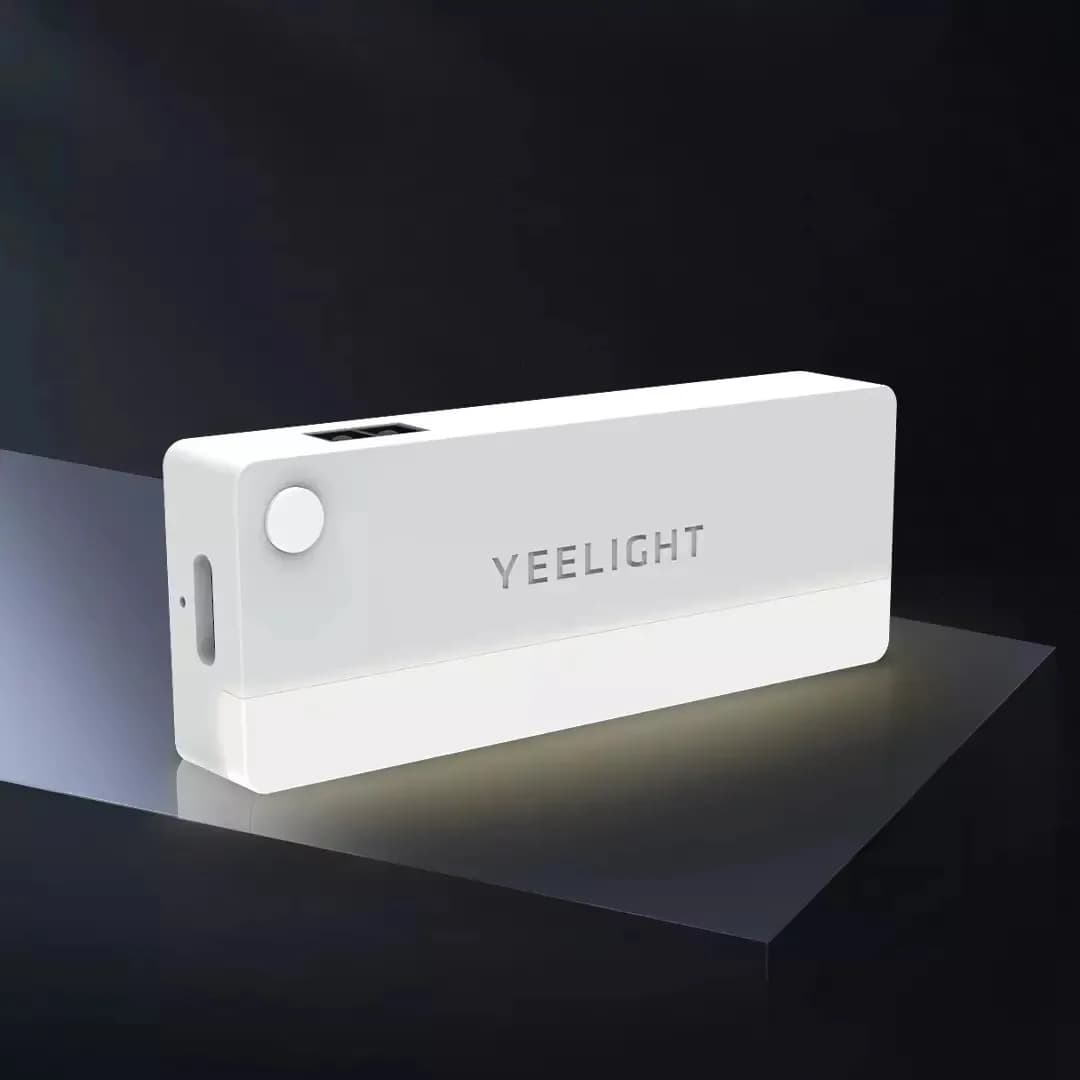 مصباح خزانة ييليت LED قابل لإعادة الشحن USB مستشعر الأشعة تحت الحمراء إضاءة ليلية للدرج خزانة المطبخ خزانة الملابس مصباح السرير - 5