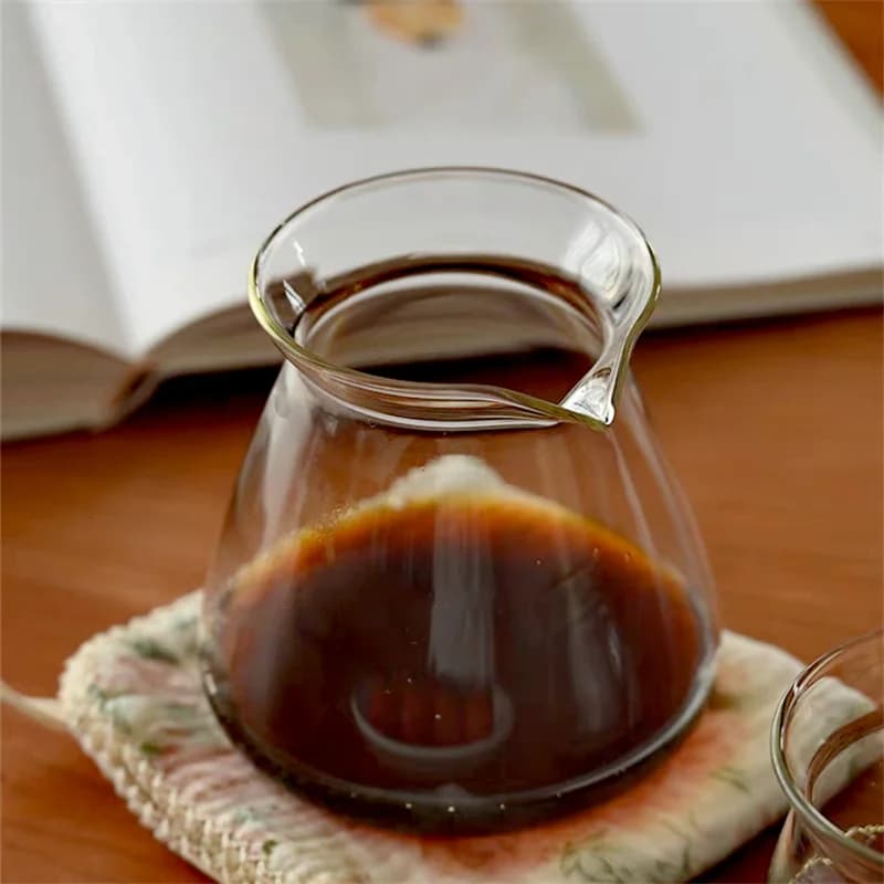 500ml Hand-brewed Glass Coffee Pot Ice Coffee Sharing Pot 210ml Coffee Aroma Cup Hand Brewing Coffee Bariata Tools - 4