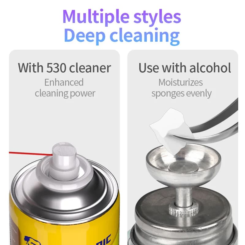 ميكانيك NC800 800 قطعة إسفنجة تنظيف نانو لشاشة LCD بدون بقايا أداة تنظيف الغبار للهاتف المحمول ولوحة PCB واللوحة الأم والزجاج الخلفي للكاميرا - 5