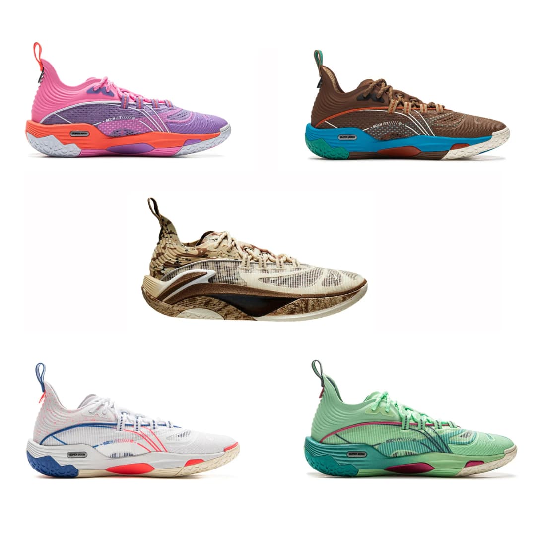 Li-Ning Men's BADFIVE DOMINATOR I SUPER Court Basketball Shoes SUPER BOOM Cushion Wearable Sport Shoes Stable Sneakers ABFV007 - 2