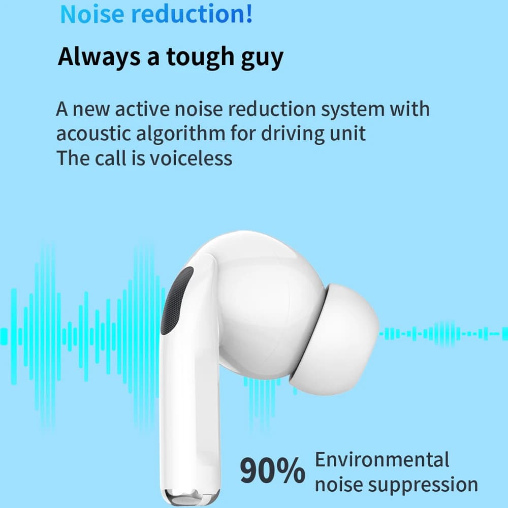 True Wireless Bluetooth Earphones Headphones Bin Lanyard HiFi Sound Low Latency Noise Reduction Earbuds for IOS Android - 3