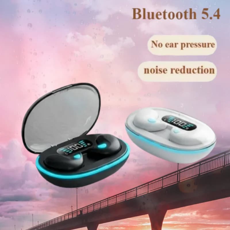 X55 Wireless Sleep Earphones - Invisible Bluetooth Earbuds for Side Sleepers, Passive Noise Reduction, Comfort All-Night - 2