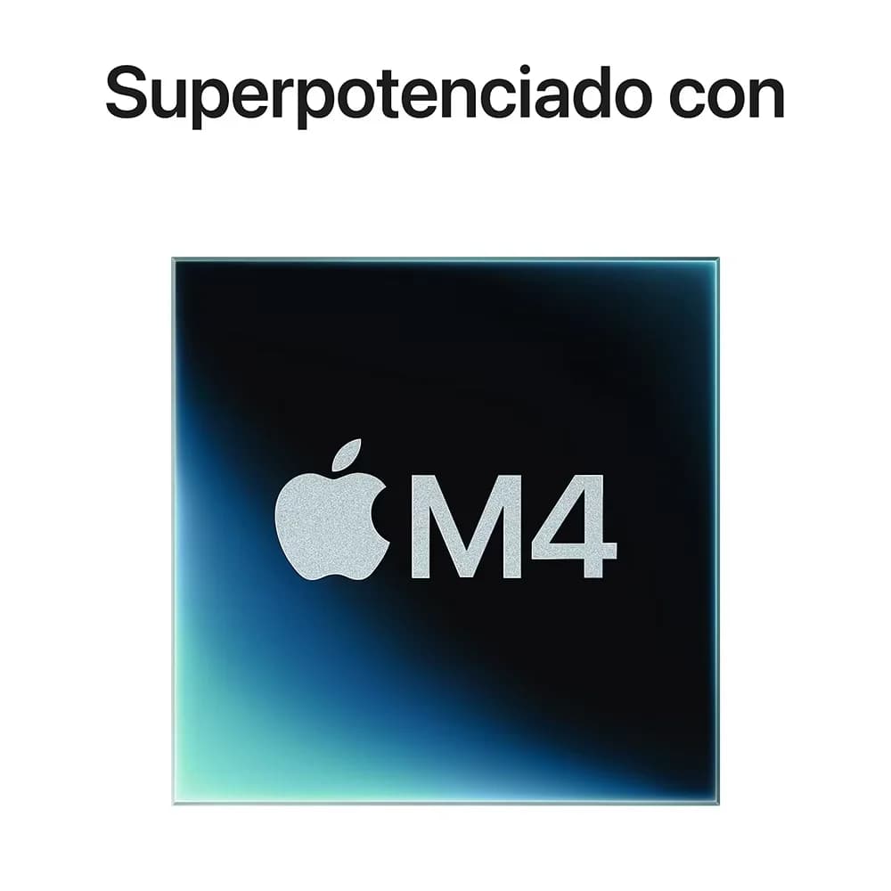 جهاز Apple Mac Mini (2024) بمعالج M4، وحدة معالجة مركزية بثمانية أنوية، وحدة معالجة رسومات بثمانية أنوية، شريحة Apple M4، إيثرنت جيجابت، فضي - 4