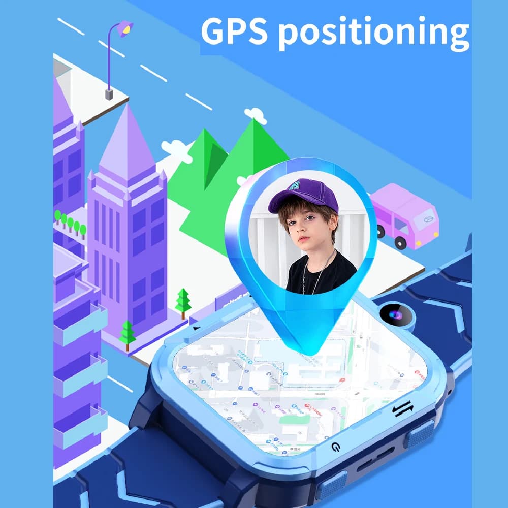4G Kids ساعة ذكية GPS WiFi المقتفي موقع مكالمة فيديو SOS دعوة الظهر مراقبة الهاتف ساعة الأطفال Smartwatch صبي فتاة الهدايا - 5