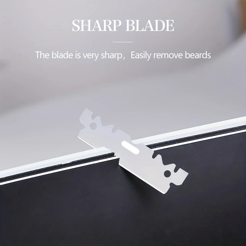200/100PCS Single-sided Razor Blades Stainless Steel Safety Razor Blades For Shaving Razor Replace Men Shaver Barber Blade Tool - 5