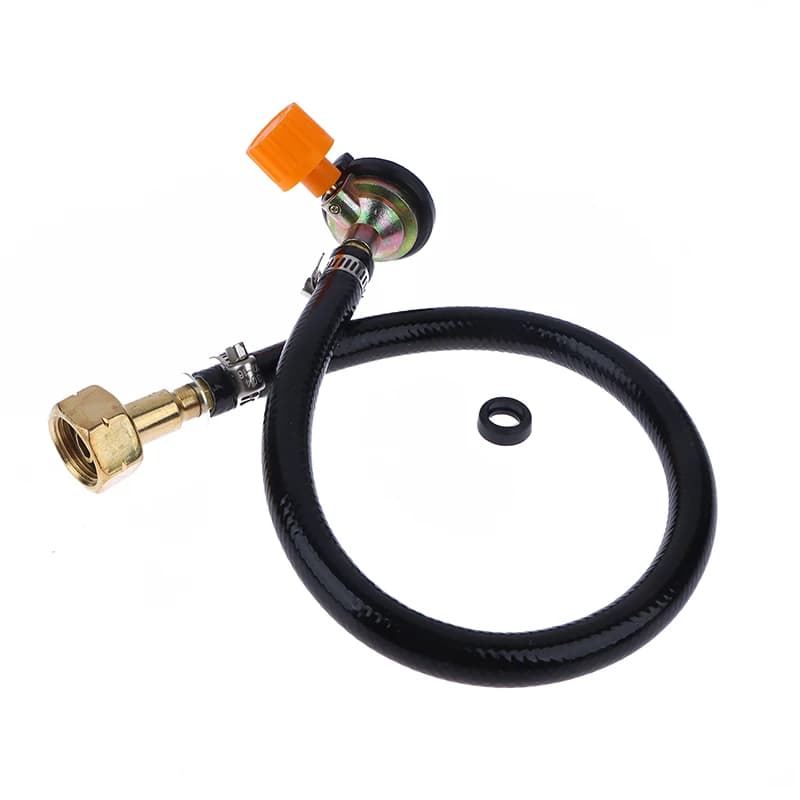  Gas Refill Pipe Tube Cylinder Gas Refill Adapter Leakproof Rubber Convertor Filling Tank Coupler Accessories Valve Braided Hose - 6