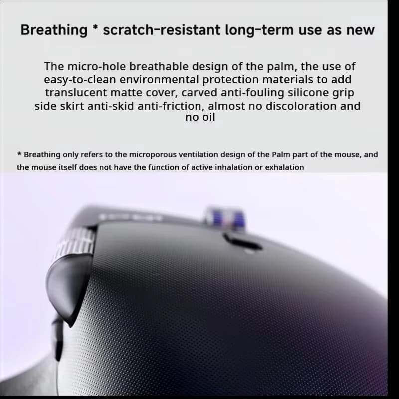 Logitech MX Master 4 Haptic Feedback Actions Ring MagSpeed 8000DPI Ergonomic Wireless Bluetooth Mouse 70Day Battery - 5