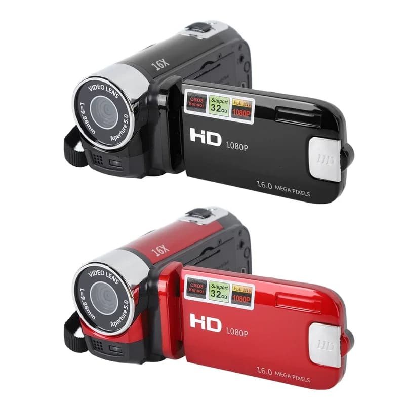 New 48MP DV Camera 2.7in TFT Rotatable Screen 16x Digital Zoom Video Camera with USB Cable 1080P Camera Vlogging Camera - 4