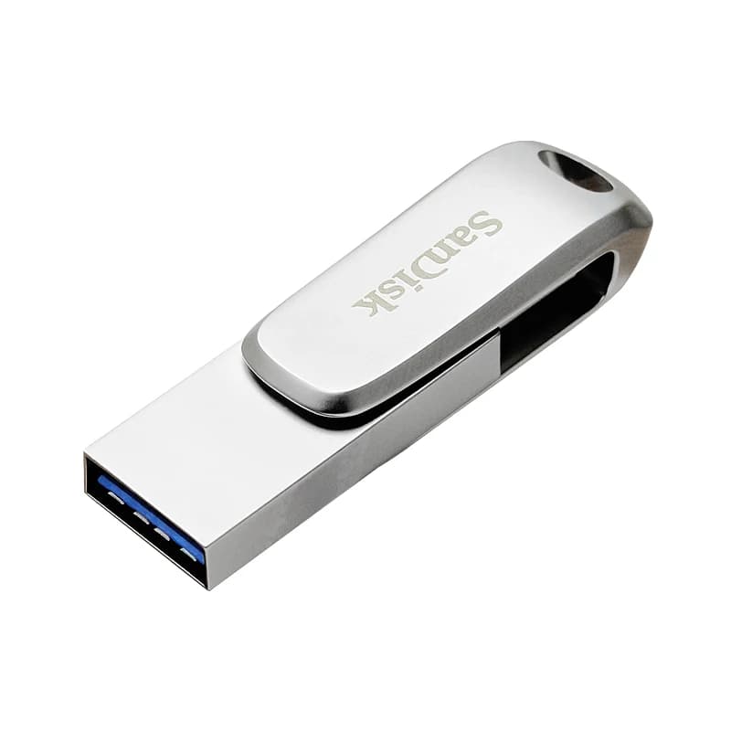 Sandisk DDC4 Dual Interface USB3.2 Pen Drive Mental Meory stick HighSpeed Up To 400MB/S 32GB 64GB 128GB 256GB 512GB 1TB - 5