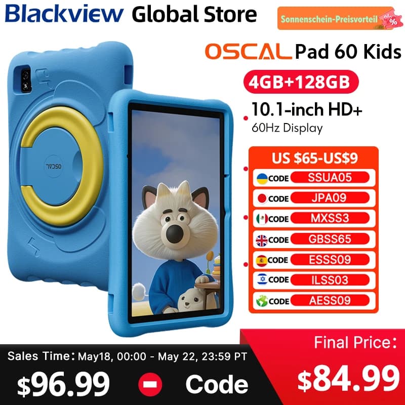 Blackview Oscal Pad 60 Kids tablet 4GB 128GB