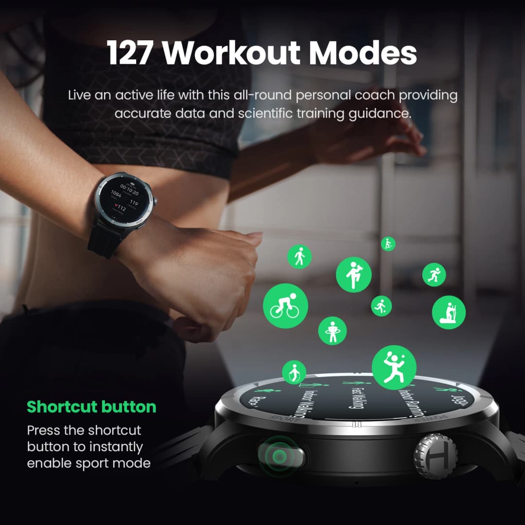 HAYLOU Solar Neo Smartwatch 1.53'' HD Display Bluetooth Call 24H Health Monitoring Smart Watch Men Women Smart Sport Watchs - 2