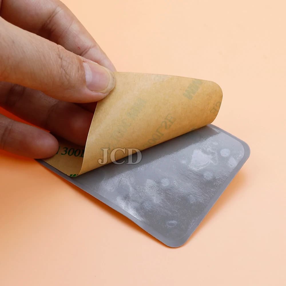 حامل هاتف مع لوحة شفط من السيليكون وملصق خلفي، مناسب للبلاط والسيراميك والزجاج - 3