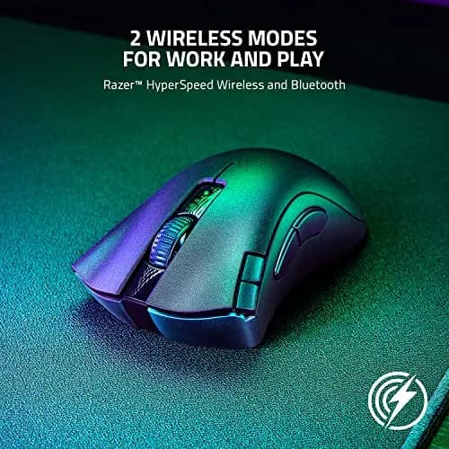 Razer DeathAdder V2 X HyperSpeed Award-Winning Ergonomic Design - Ultra-Fast Wireless - 235hr Battery Life - 4