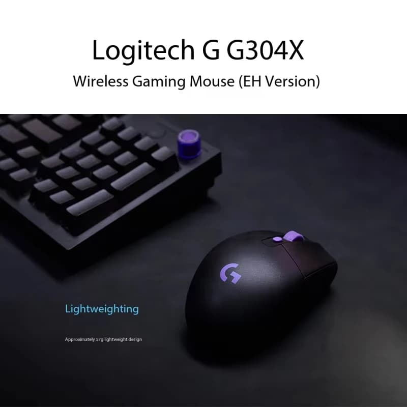 Logitech G304X Lightspeed Wireless Mouse 57g Lightweight Dual Mode Macro 6 Buttons Hero 25K Sensor 25600 DPI Optical Gamer Mouse - 3