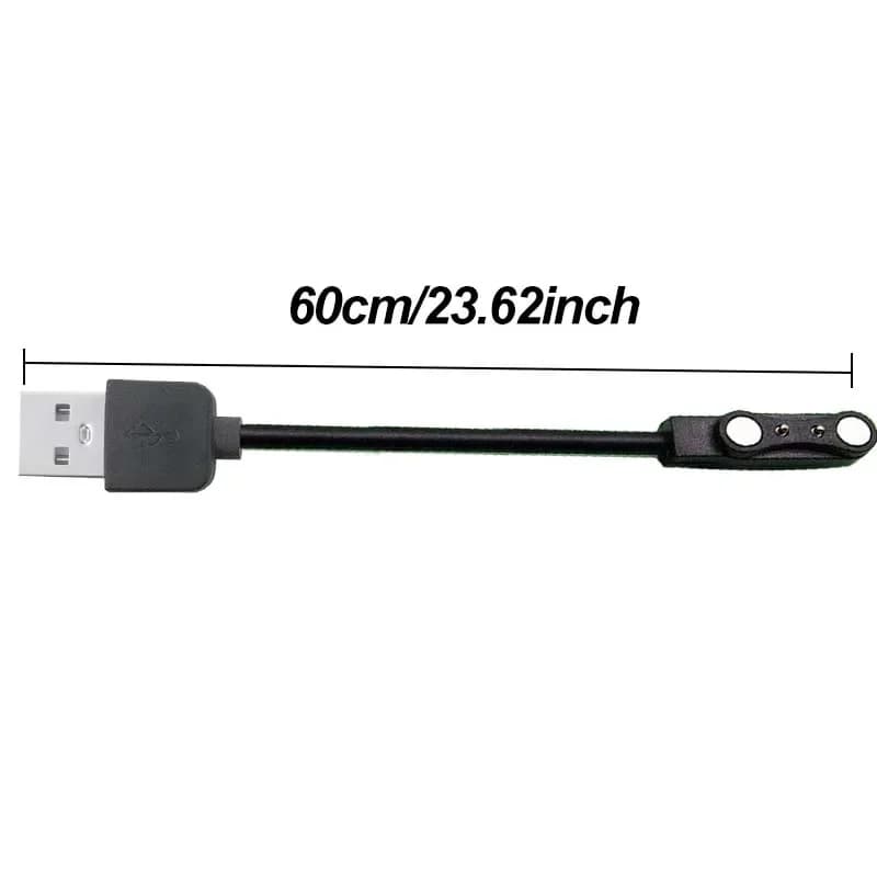 كابل شحن USB لساعة Xiaomi IMILAB KW66 الذكية Haylou Solar RT LS05/Ticwatch GTX CXB01/YAMAY SW022 W26 - 6