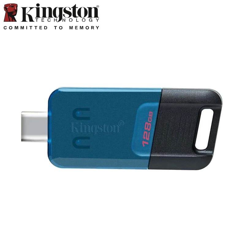Kingston DataTraveler 80M USB 3.2 Type-C Flash USB Drive 64GB 128GB 256GB Up to 200Mb/s Portable Pen Drive Memory U Disk - 2