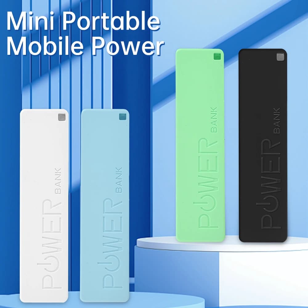 حافظة شاحن بطارية بنك طاقة تصنعها بنفسك ، طقم بنك طاقة محمول USB ، حقيبة تخزين ، صندوق إمداد طاقة متنقل ، قسم واحد ،