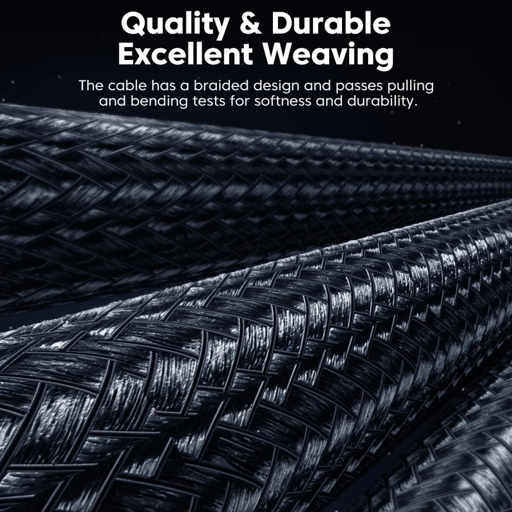 كابل Toocki USB 3.0 ذكر إلى أنثى، تمديد عالي السرعة 5 جيجابت/ثانية، سلك بيانات من سبائك الألومنيوم للكمبيوتر والتلفزيون والأجهزة المحمولة - 6