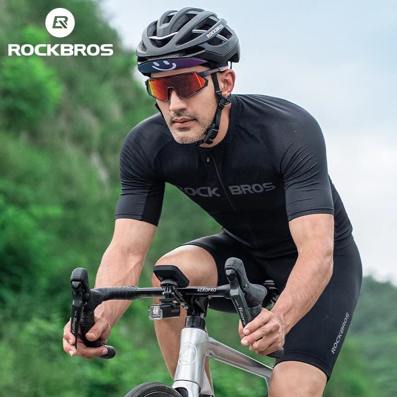 قبعات ركوب الدراجات ROCKBROS صيف فائقة الخفة شبكة قابلة للتنفس قبعات كلاسيكية للفريق حماية من الشمس قبعات باردة من حرير الثلج - 6