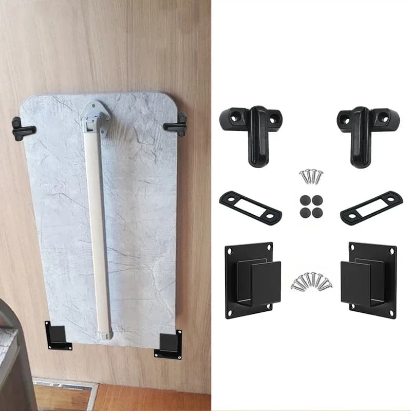 1 Kit Outdoor Caravans Folding Table Complete Table Board Buckle Trailer Folding Table RV Supplies RV Organizer Rv Accessories - 2