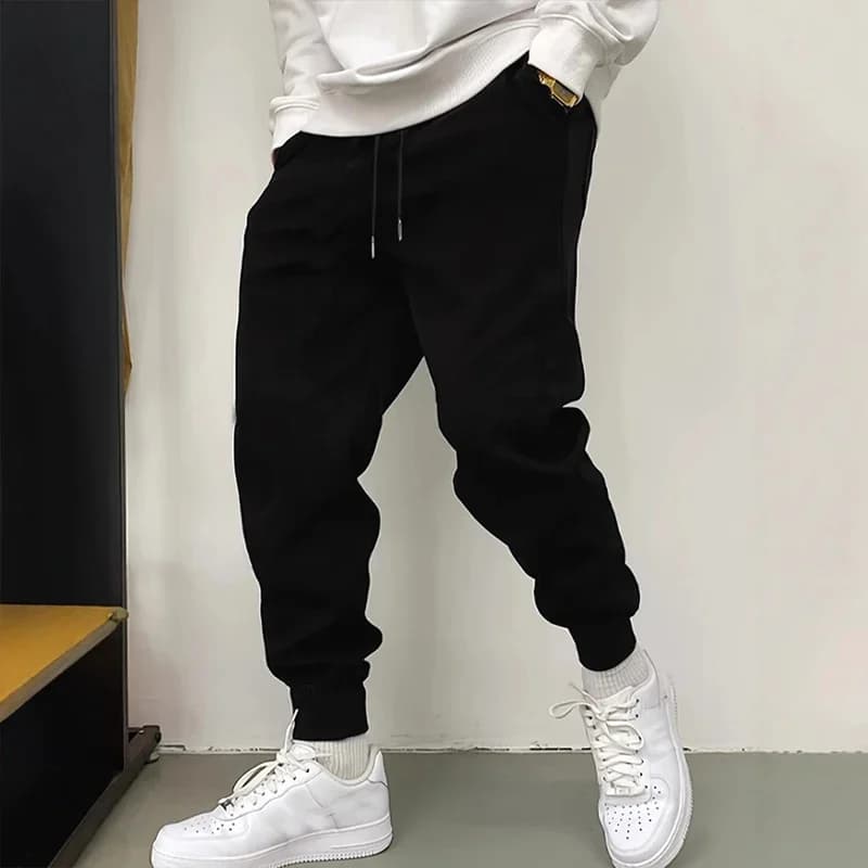 Autumn Winter Daily Casual Sporty Trousers Home Outdoor 2025 Hot Sale Men's Sweatpants High Quality Solid Color Jogger Pants - 2