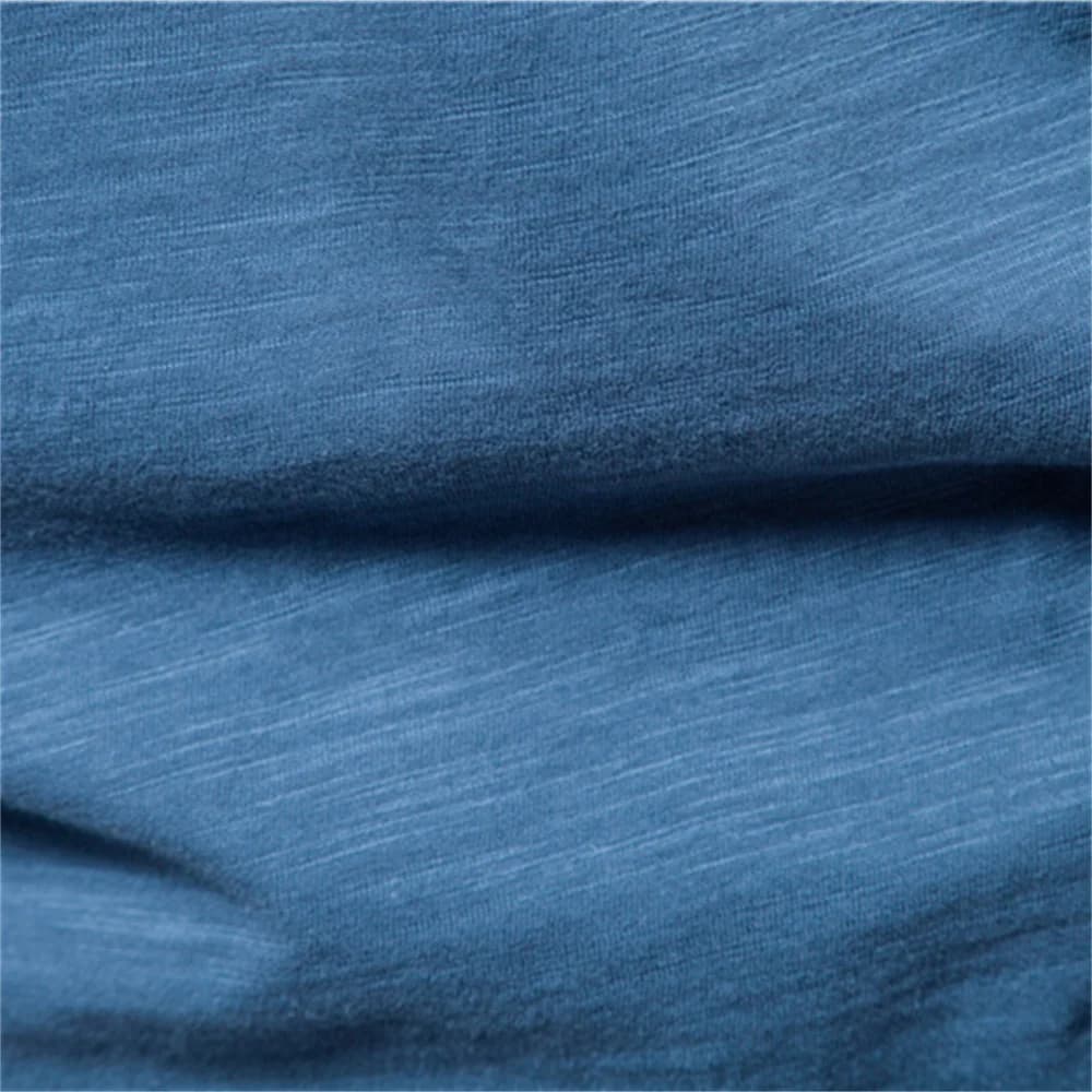 Brand Quality 100% Cotton Men T-shirt V-neck Fashion Design Slim Fit Soild T-shirts Male Tops Tees Short Sleeve T Shirt For Men - 6