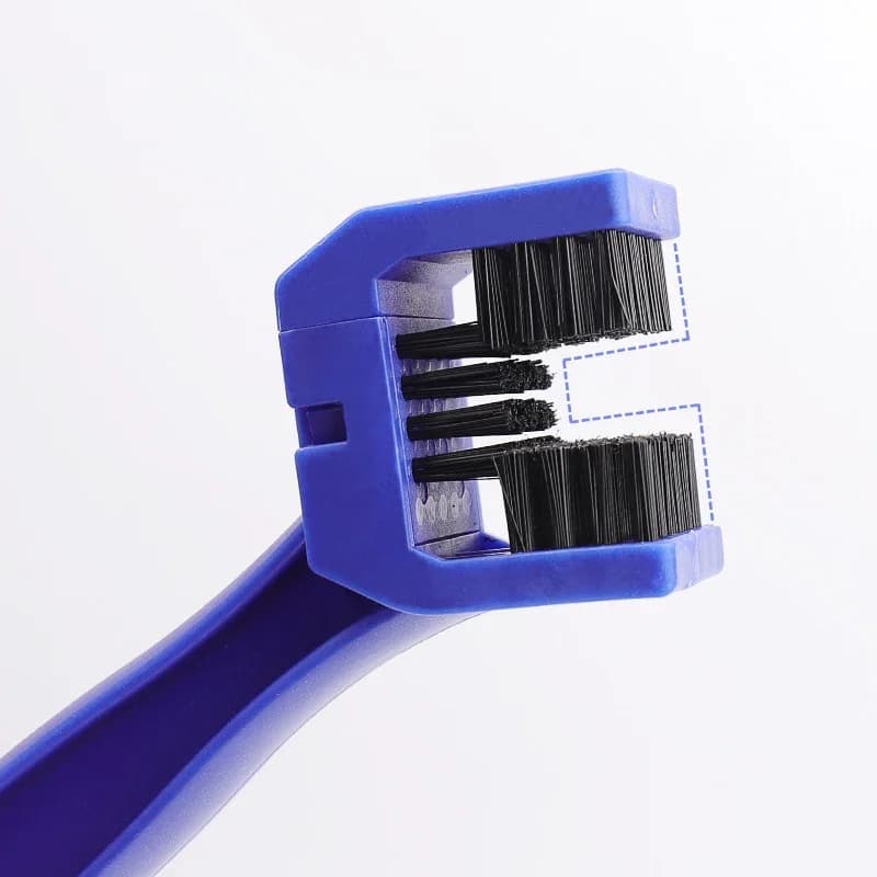 Motorcycle Chain Brush Cleaner Plastic Bike Bicycle Moto Brush Cycling Clean Chain Cleaner Outdoor Scrubber Tool for Road Care - 5