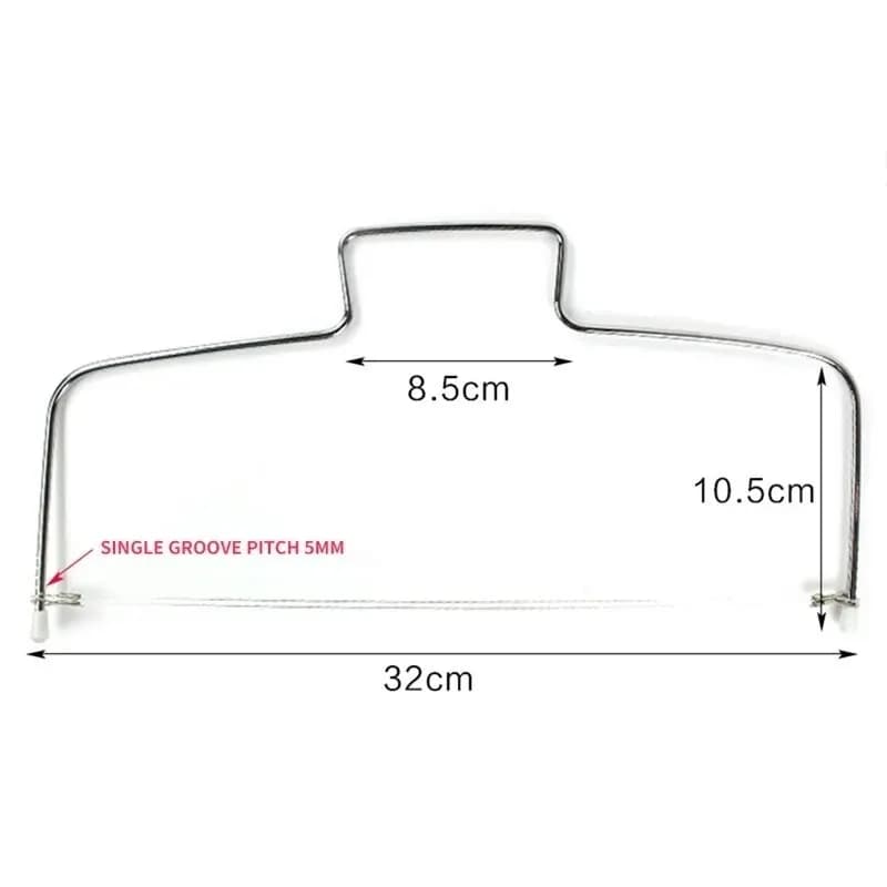 1/2Pcs Adjustable Height Line Cake Cut Slicer Adjustable Stainless Steel Cake Decorating Mold DIY Bakeware Kitchen Cooking Tool - 6
