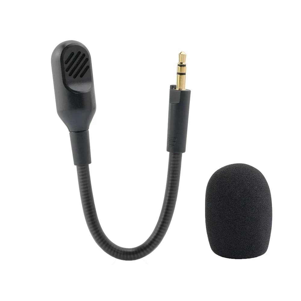 Replacement Aux 3.5mm TRS Mic Detachable Microphone Booms for Razer Barracuda X Wireless Gaming Headsets Headphones Earphones