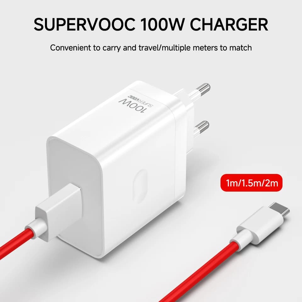Original Oneplus 100W SuperVOOC USB Charger Adapter 80W 65W Fast Charging One Plus 13 13S 12 11 10 Nord 5 4 9 For OPPO Realme - 3