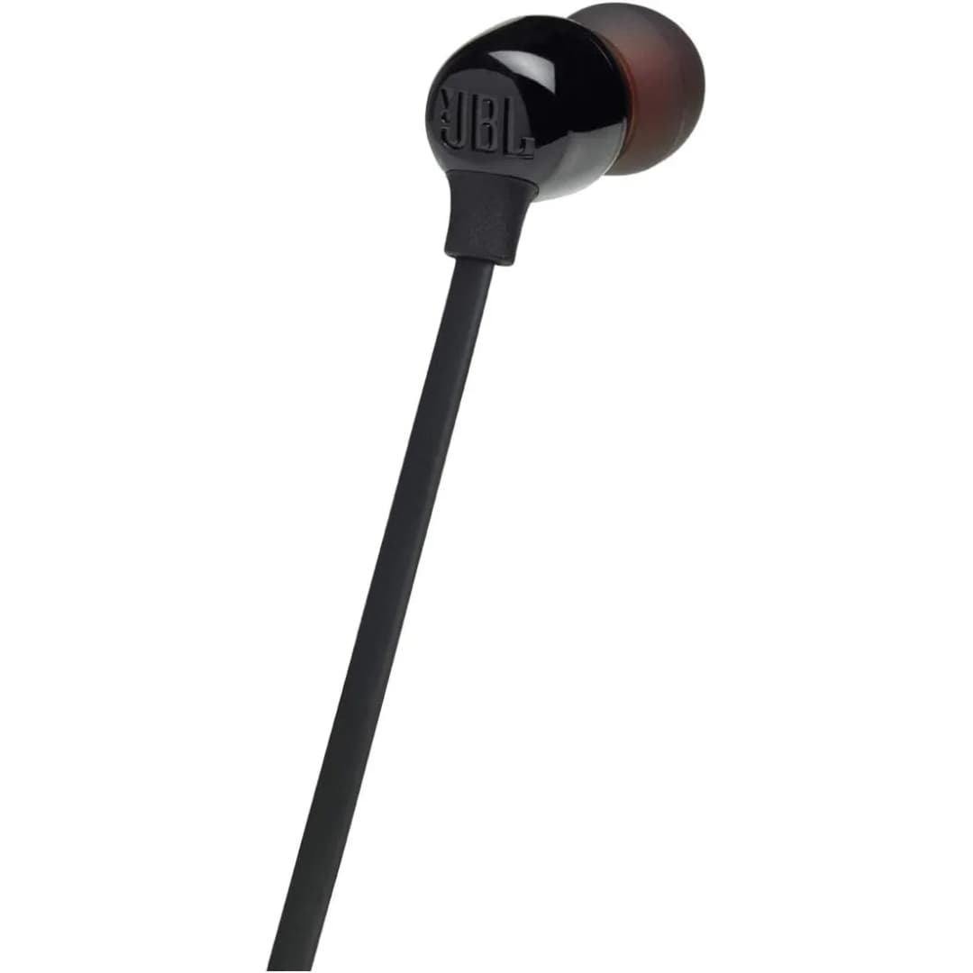 سماعات رأس بلوتوث لاسلكية معتمدة رسمياً من JBL T125، سماعات رياضية شبه داخل الأذن مع ميزة إلغاء الضوضاء ومكالمات ومغناطيسية - 5