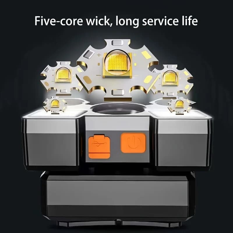 كشاف رأس قوي قابل لإعادة الشحن لصيد الأسماك كشاف أمامي LED كشافات تخييم Nitecore كشاف يدوي للصيد مصابيح أمامية للمشي لمسافات طويلة - 2