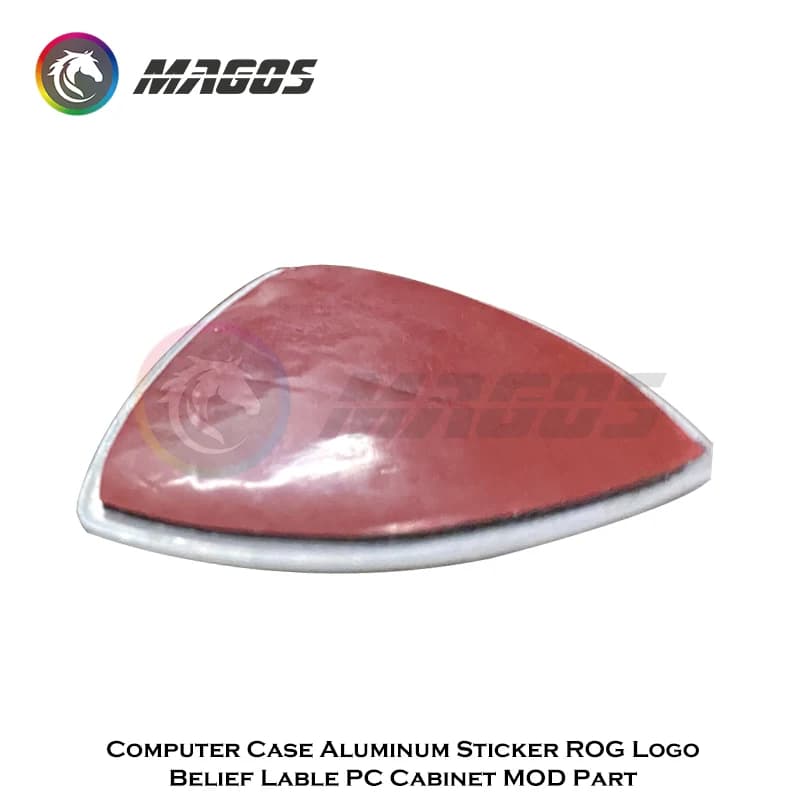 ASUS ROG Gamer Metal Logo Belief Sticker For Phone Computer Case Black/White - 4
