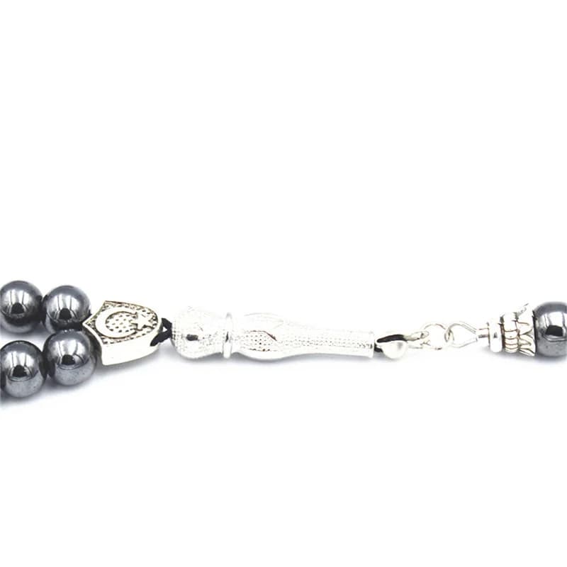 1 قطعة 8 مللي متر الجولة الخرز حصوة نوع الشرق الأوسط الإسلام مسلم المسبحة Tasby اليدوية - 5