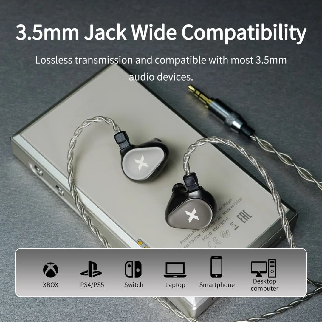 DUNU Titan X HiFi IEM Earphones Dual Magnetic Dynamic Driver Metal Alloy Housing 3.5mm/TypeC Mic Earbuds For Audiophile Gaming - 4