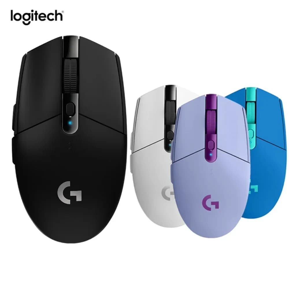 Logitech G304 Ligthspeed Wireless Gaming Mouse, Hero 12K Sensor, 12000DPI, 6 Programmable Buttons, Compatible No Driver Version