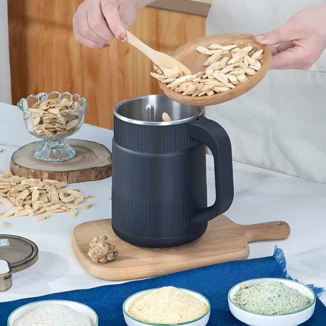 Beans Spices Grains Grinder Multifunctional Small Powder Machine Fast Grinding Cereal Nuts Grinder Household Kitchen Supplies - 5