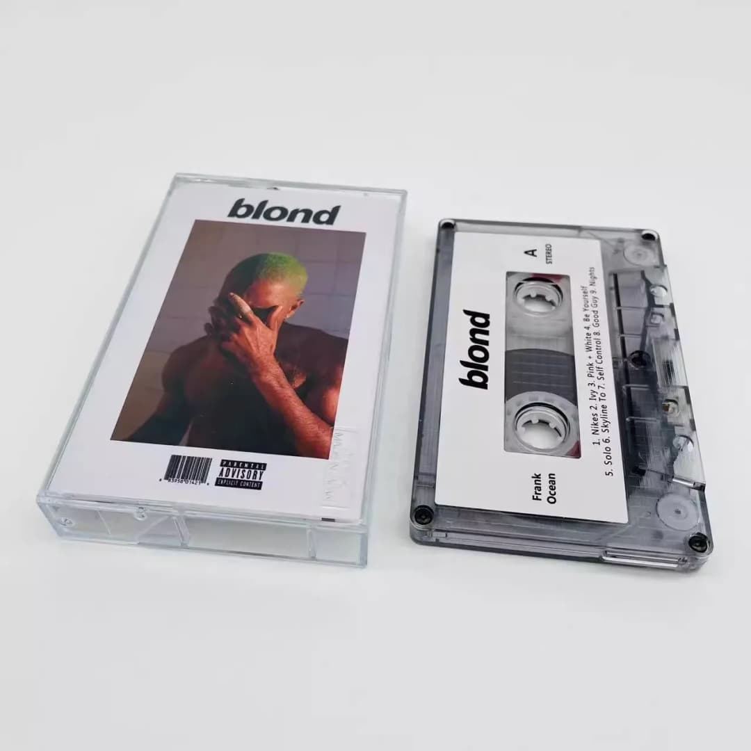 شريط موسيقى هيب هوب وراب Frank Ocean، ألبوم Blonde، أشرطة كاسيت، أزياء تنكرية، مسجل، مشغل سيارة، صندوق موسيقى تصويرية، مجموعة موسيقى حفلات - 2