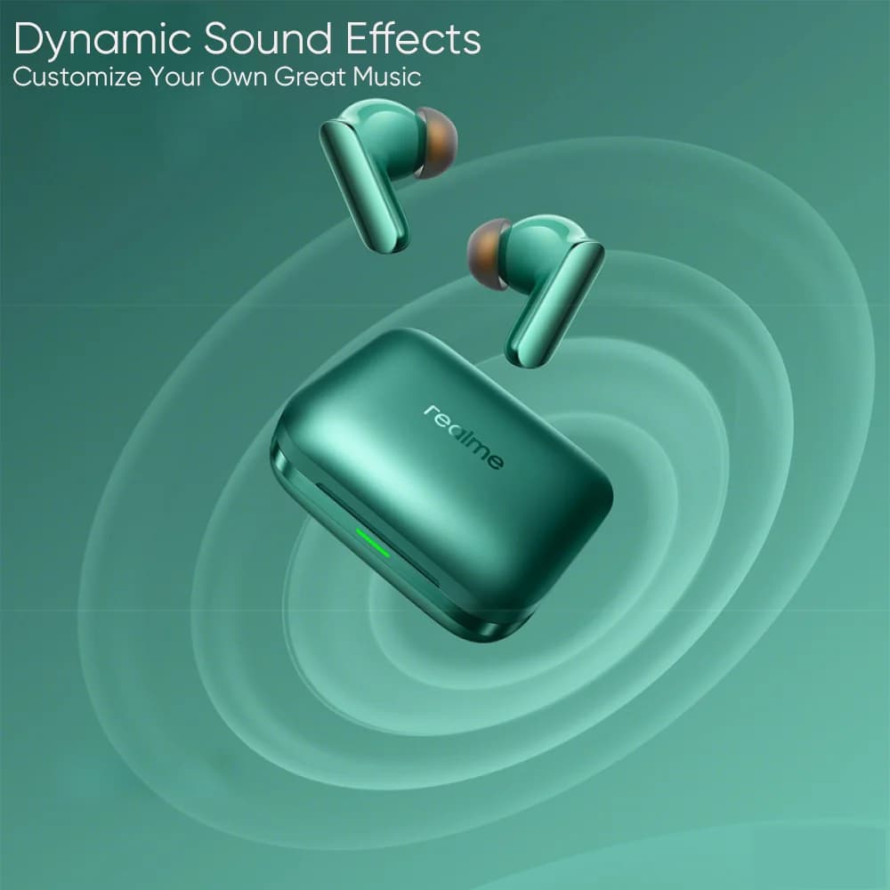 الإصدار العالمي realme Buds Air 7 برو LHDC 5.0 بلوتوث 5.4 ترجمة فورية بالذكاء الاصطناعي إلغاء ضوضاء 53dB بعمق البحر - 5