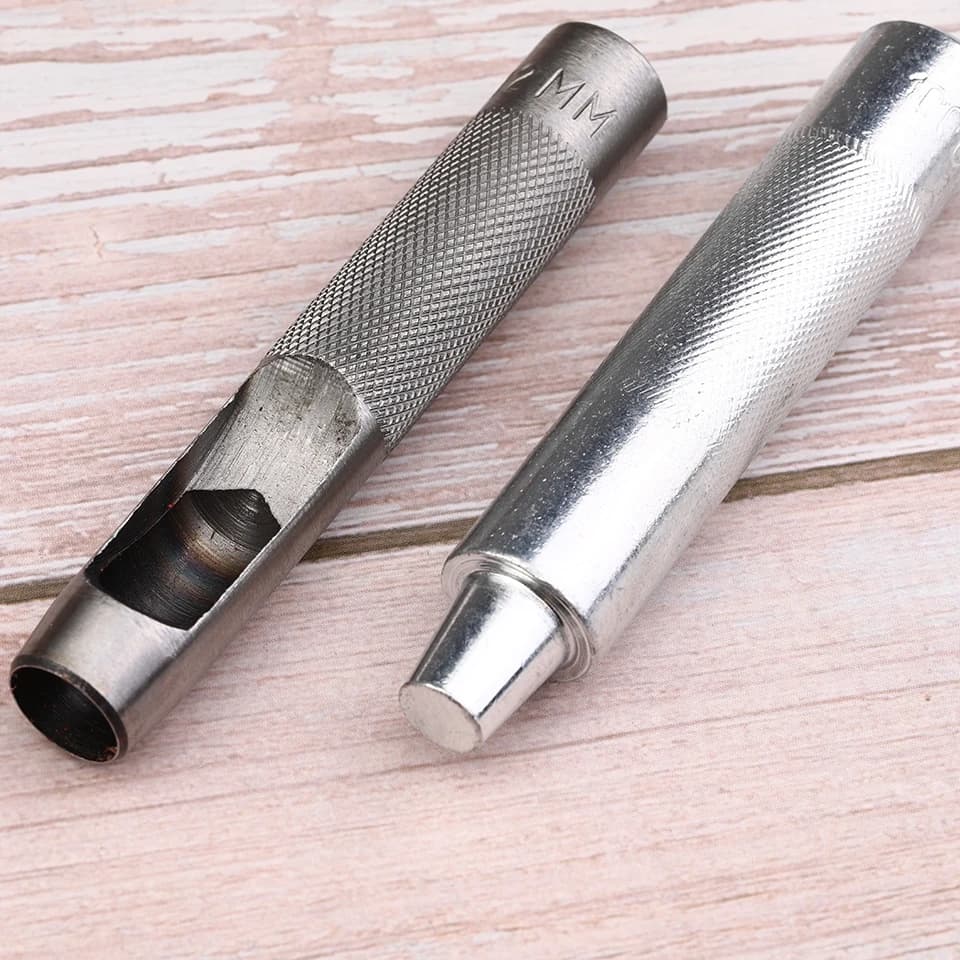 مجموعة أدوات جروميت معدنية 400 قطعة، حلقات ثقوب بقطر داخلي 6 مم/12 مم للملابس والأحذية والحقائب والحرف الجلدية - اصنعها بنفسك - 6