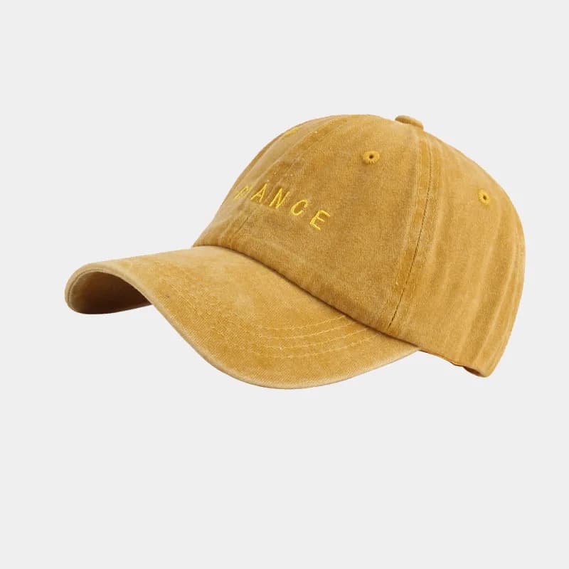 Retro Washed Cotton Baseball Cap For Men Women Fashion Letters Embroidery Snapback Hip Hop Caps Unisex - 2
